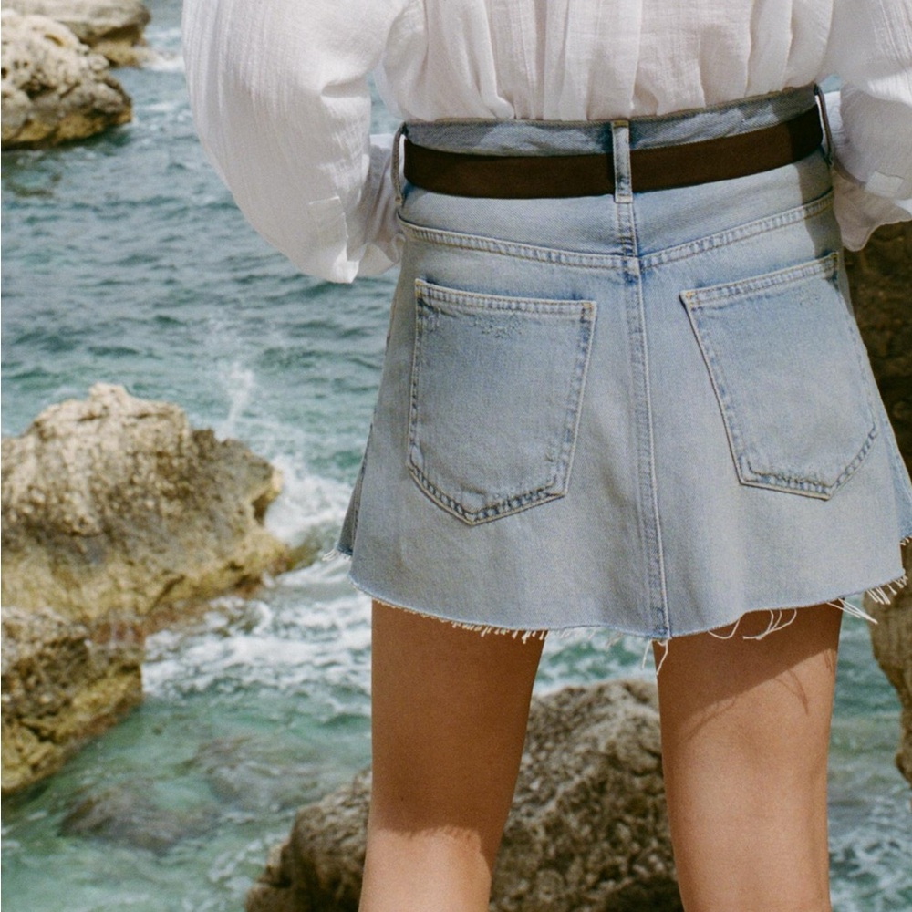 Denim Mini Skirt - Picture 4 of 4